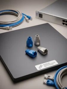 بوت محافظ کانکتور RJ45 کاور پلاستیکی سرکابل شبکه